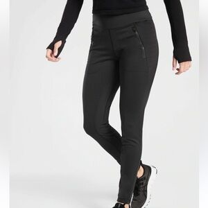 Athleta Black Peak Hybrid Fleece Tight Size XL